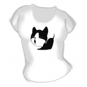 Женская футболка "Котёнок 1" с принтом на сайте mosmayka.ru
