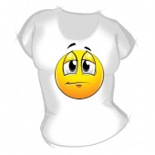 Женская футболка "Смайл 5" с принтом