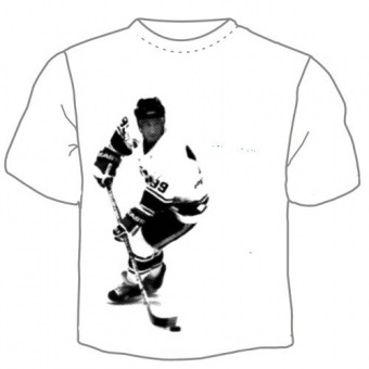 Мужская футболка "Хоккей 3" с принтом на сайте mosmayka.ru