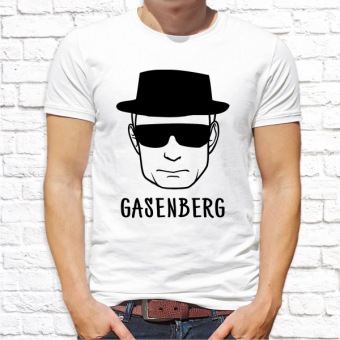 Мужская футболка "GASENBERG" с принтом на сайте mosmayka.ru