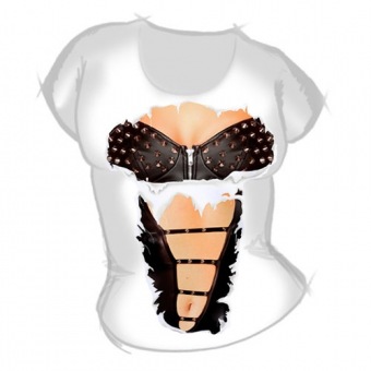 Женская футболка "Красивое тело 7" с принтом на сайте mosmayka.ru