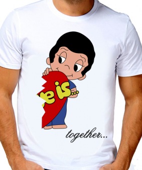 Парная футболка "Love is 5" мужская с принтом на сайте mosmayka.ru