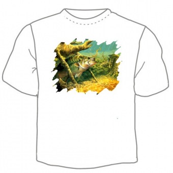 Мужская футболка "Рыбы 13" с принтом на сайте mosmayka.ru