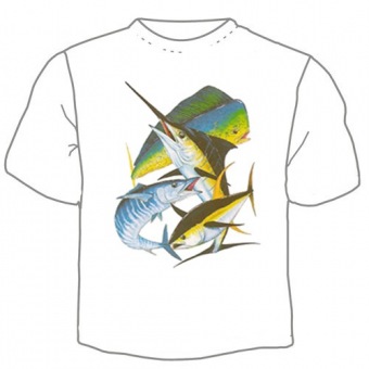 Мужская футболка "Рыбы 25" с принтом на сайте mosmayka.ru