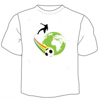 Мужская футболка "Мяч" с принтом на сайте mosmayka.ru