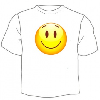 Детская футболка "Смайл3" с принтом на сайте mosmayka.ru