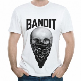 Мужская футболка "Бандит" с принтом на сайте mosmayka.ru