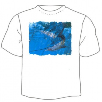 Мужская футболка "Рыбы 12" с принтом на сайте mosmayka.ru
