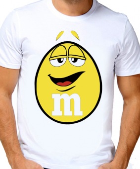 Парная футболка "M&M" мужская с принтом на сайте mosmayka.ru