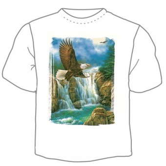 Мужская футболка "Орёл" с принтом на сайте mosmayka.ru