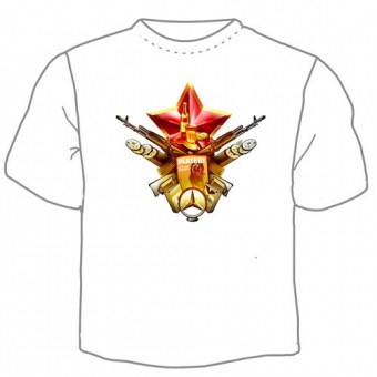 Мужская футболка "Армия" с принтом на сайте mosmayka.ru