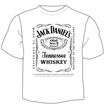 Мужская футболка "Виски" с принтом на сайте mosmayka.ru