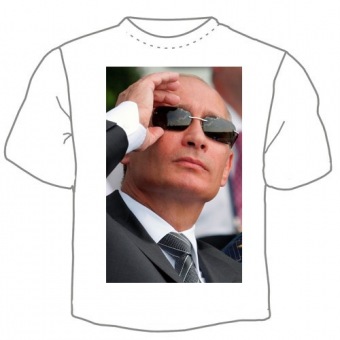 Мужская футболка "1124.Президент" с принтом на сайте mosmayka.ru