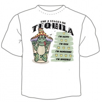 Мужская футболка "Текила" с принтом на сайте mosmayka.ru