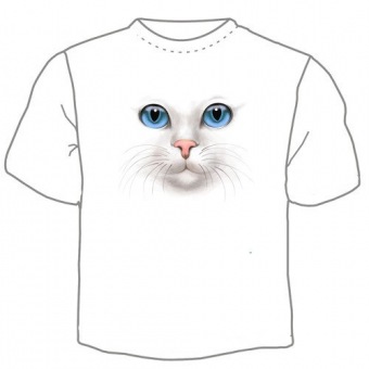 Детская футболка "Голубые глазки" с принтом на сайте mosmayka.ru