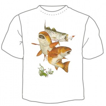 Мужская футболка "Рыбы 27" с принтом на сайте mosmayka.ru