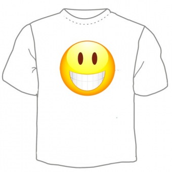 Детская футболка "Смайл2" с принтом на сайте mosmayka.ru