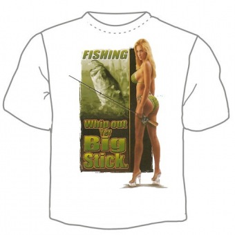 Мужская футболка "Рыбалка 5" с принтом на сайте mosmayka.ru