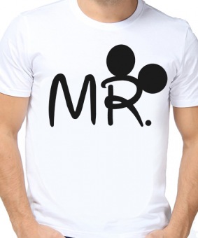 Парная футболка "MR" мужская с принтом на сайте mosmayka.ru
