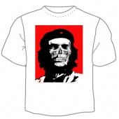 Мужская футболка "Скелет-Че Гевара" с принтом