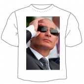 Мужская футболка "1124.Президент" с принтом на сайте mosmayka.ru