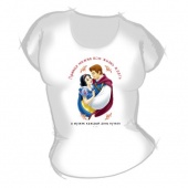 Женская футболка "Принца можно всю жизнь ждать" с принтом на сайте mosmayka.ru