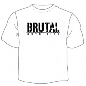 Мужская футболка "Брутал" с принтом на сайте mosmayka.ru
