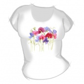 Женская футболка "Цветы 2" с принтом
