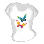 Женская футболка "Бабочки 3" с принтом