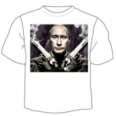 Мужская футболка "Путин 4" с принтом